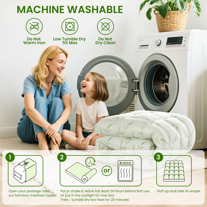 Bamboo Mattress Topper