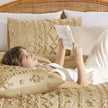 3 Piece Tufted Boho Comforter Set