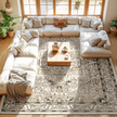 Neutral Vintage Absorbent Soft Rug