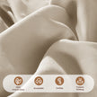 Linen bed sheet set