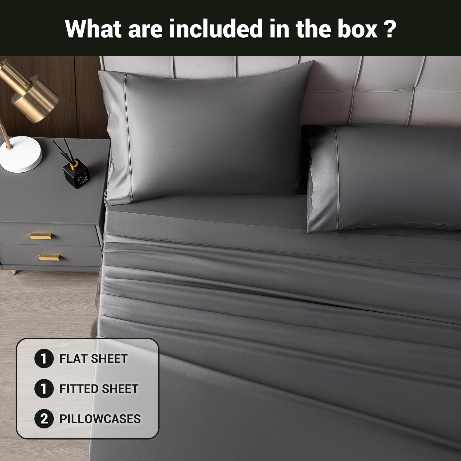 Bamboo Cooling Sheet Set 6 Pieces