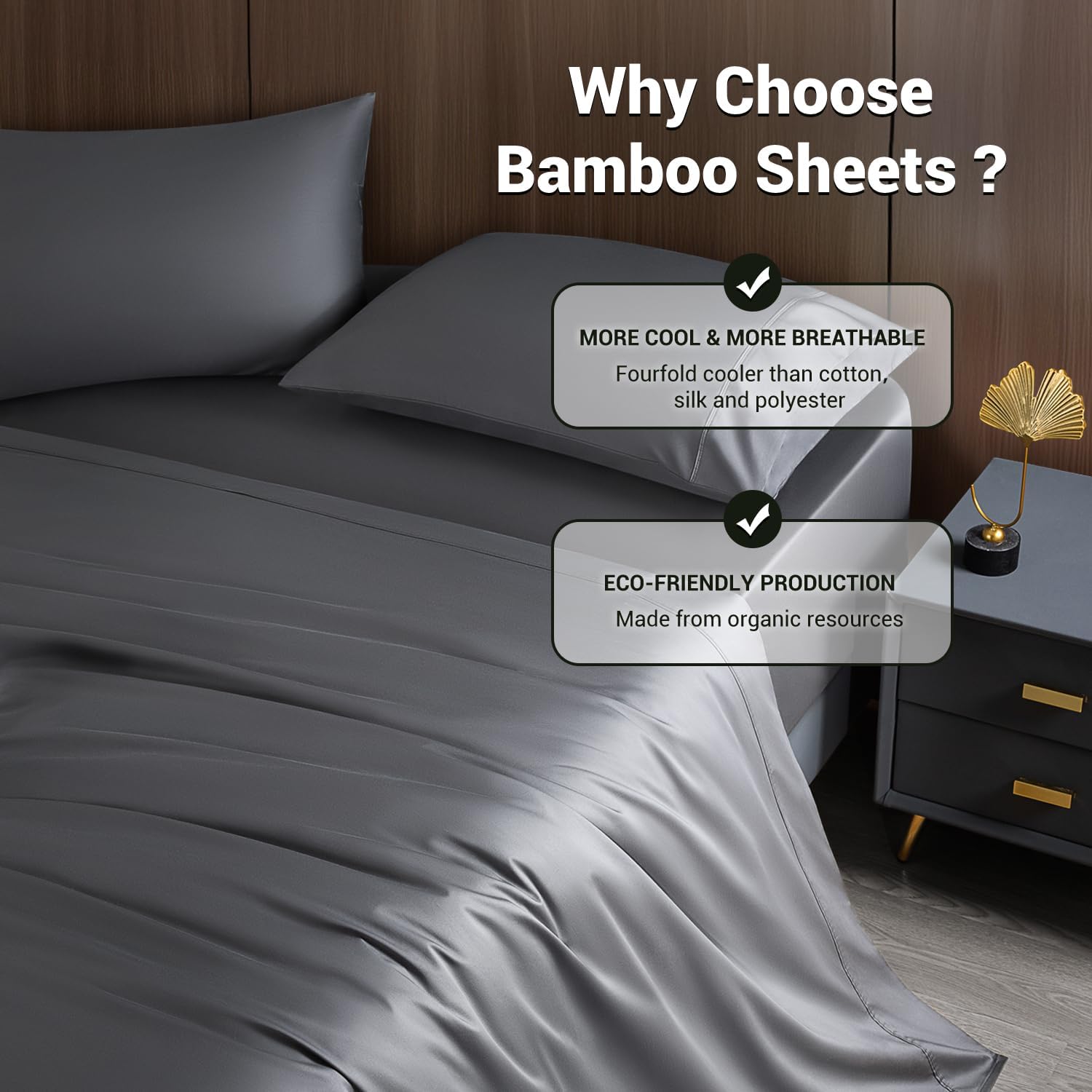 Bamboo Cooling Sheet Set 6 Pieces