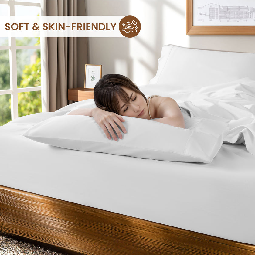 1000 Thread Count 4-Piece Cotteon Bed Sheets