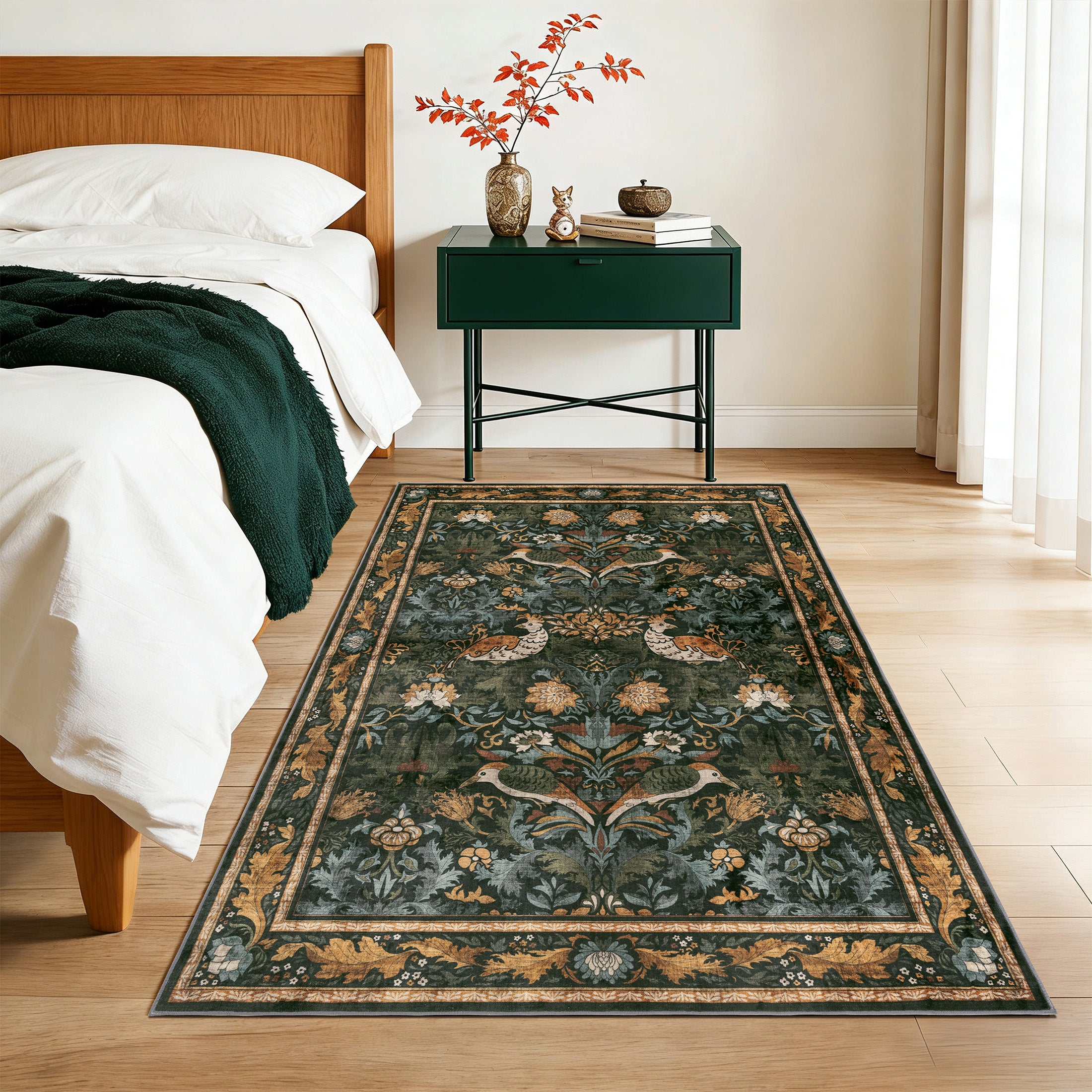 floral area rug