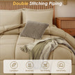 Down Alternative Comforter – All Season Quilted Microfiber, Soft Lightweight Bedding