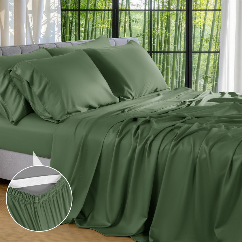Pure Bamboo Viscose Sheet 4/6Pcs