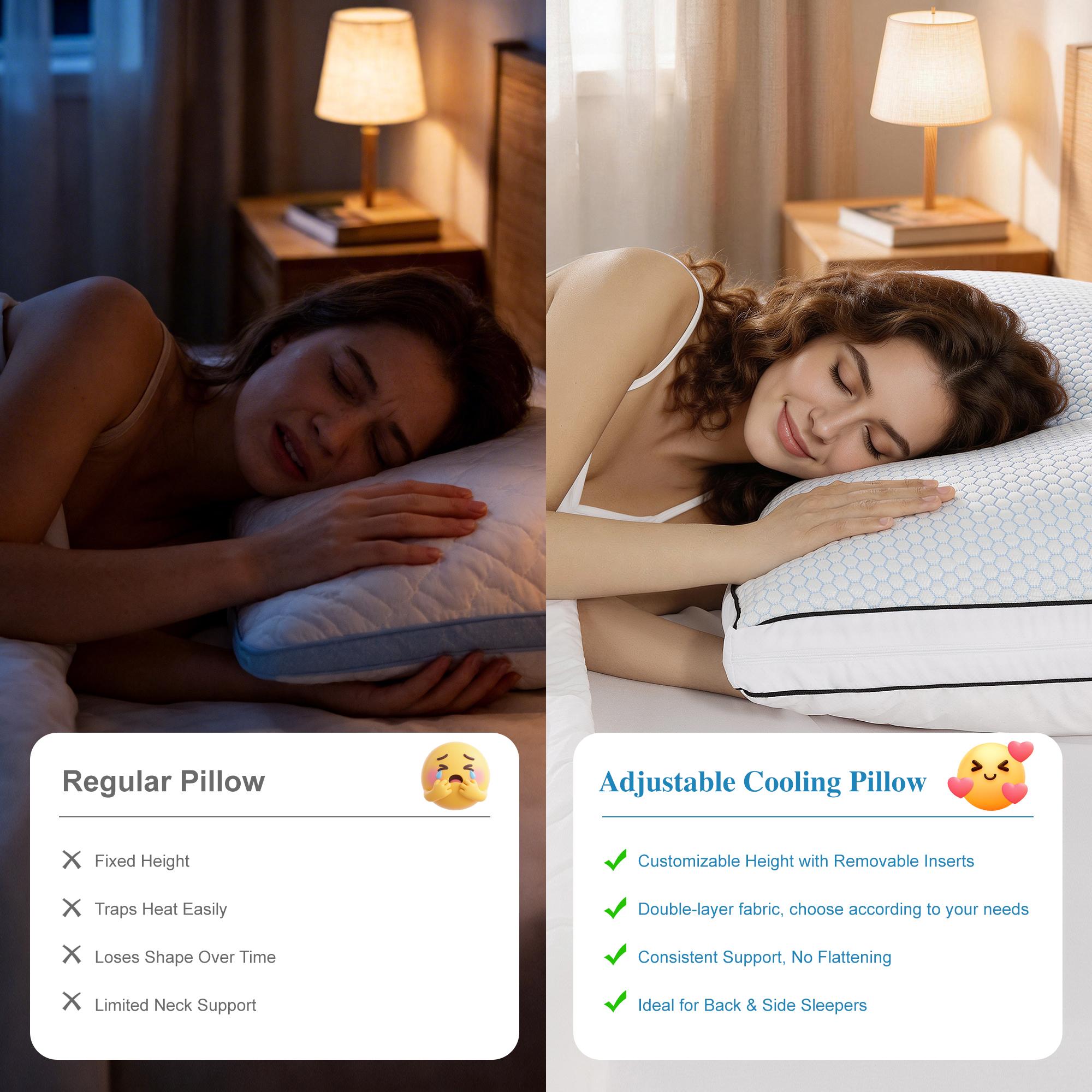 Dual Fill Cooling Pillow