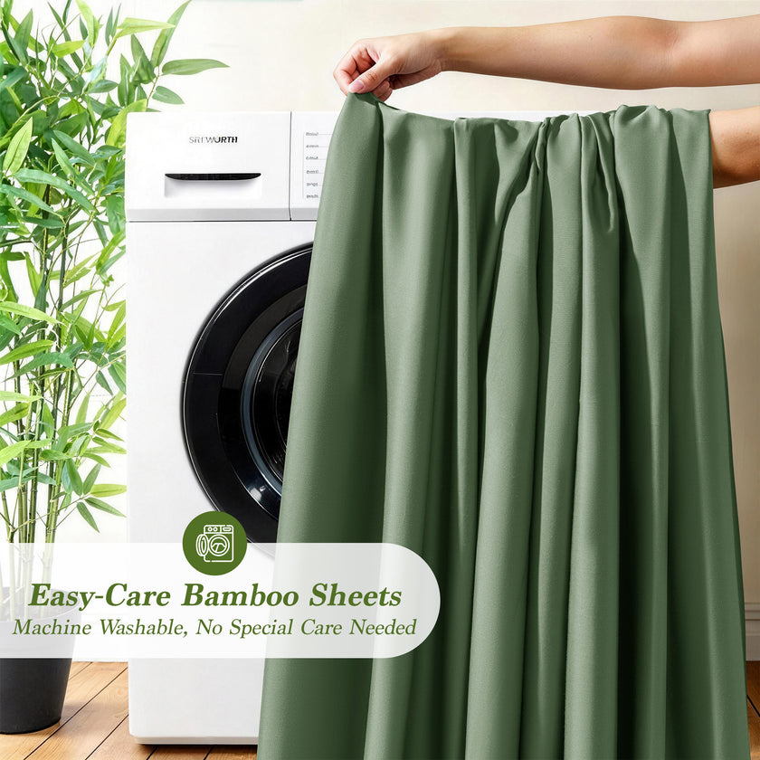 Pure Bamboo Viscose Sheet 4/6Pcs