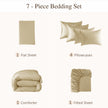 7 Pieces Tassels Boho Comforter Set