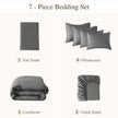 7 Pieces Tassels Boho Comforter Set