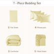 7 Pieces Tassels Boho Comforter Set