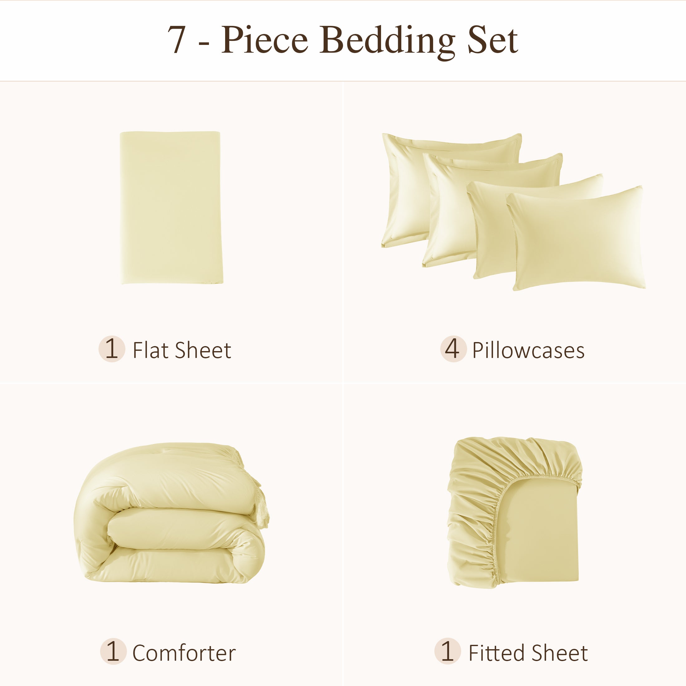 7 Pieces Tassels Boho Comforter Set