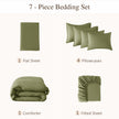 7 Pieces Tassels Boho Comforter Set