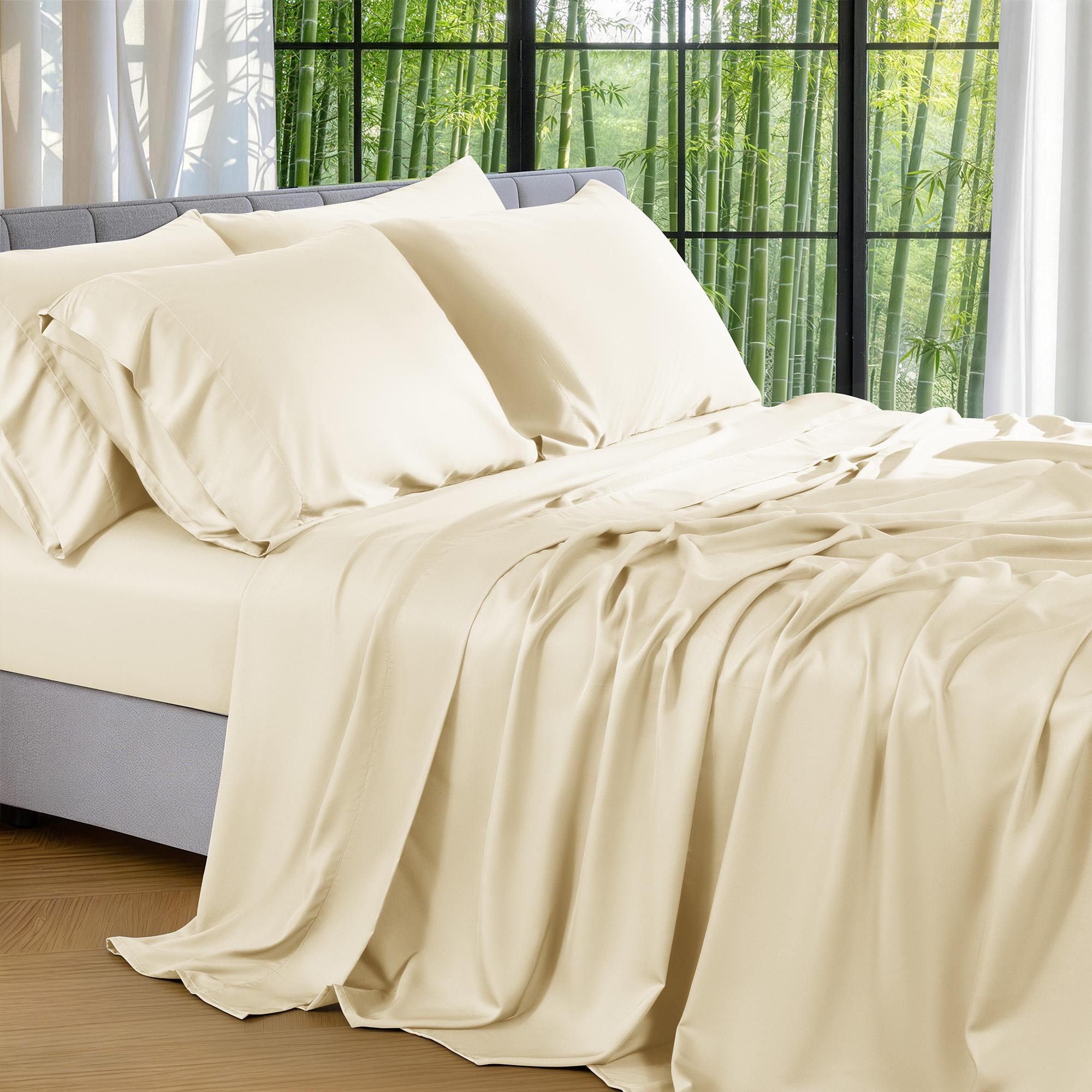 Pure Bamboo Viscose Sheet 4/6Pcs