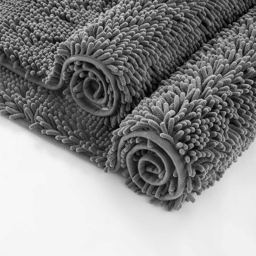 Chenille Washable Bathroom Rug