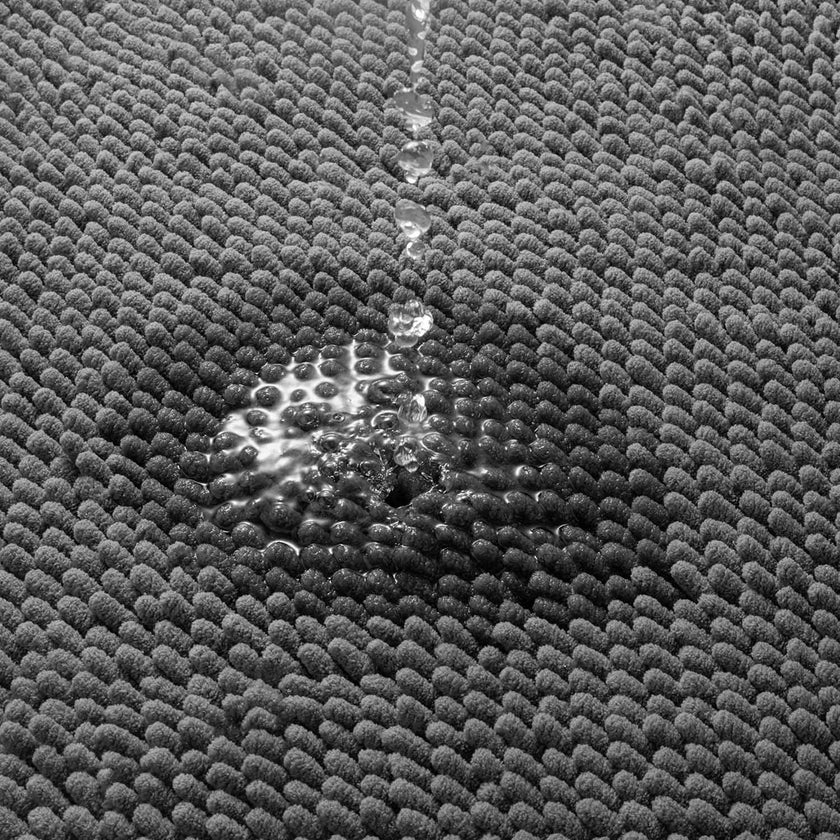 Chenille Washable Bathroom Rug