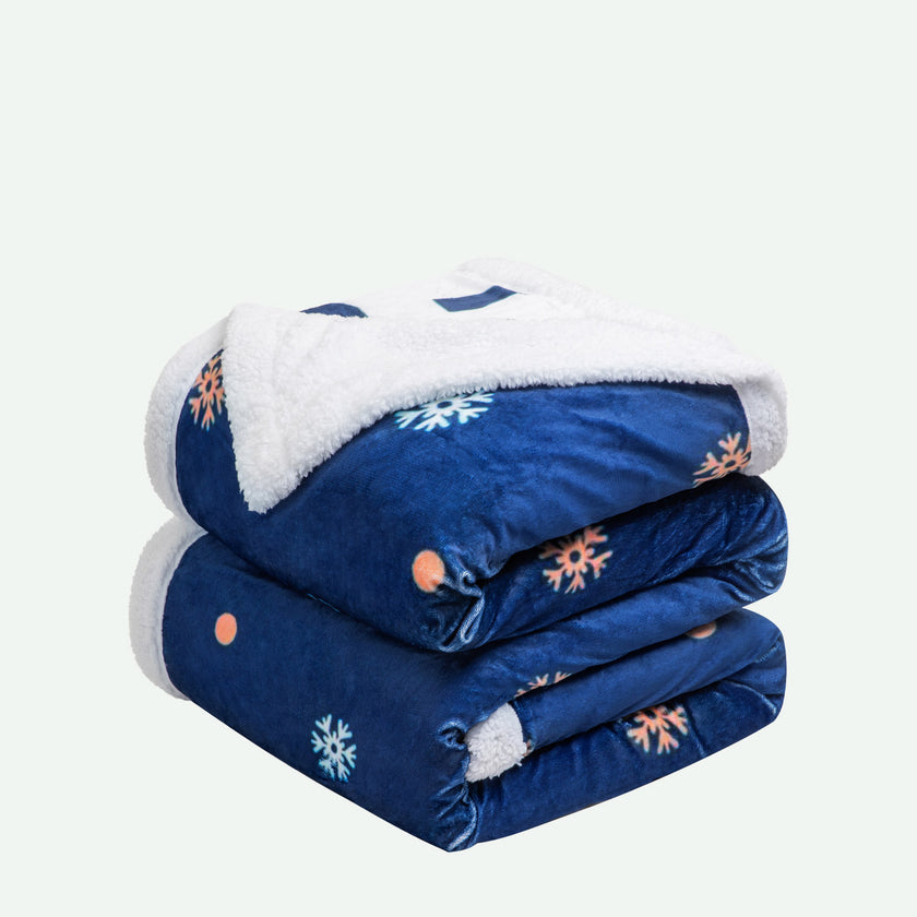 Christmas Throw Blanket Flannel Blanket for Winter Sonoro Kate