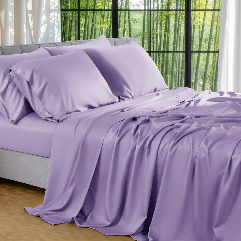 Pure Bamboo Viscose Sheet 4/6Pcs