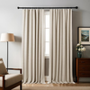 Linen Blend Full Blackout Curtains
