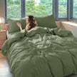 Natural Linen Duvet Cover Set 3PC