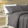 Sonoro Kate 100% Egyptian Cotton Bed Sheet Set, 1200 Series Deep Pocket 4PC Percale Sheets
