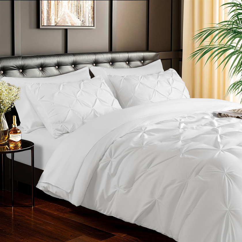 7 pieces microfiber comforter set