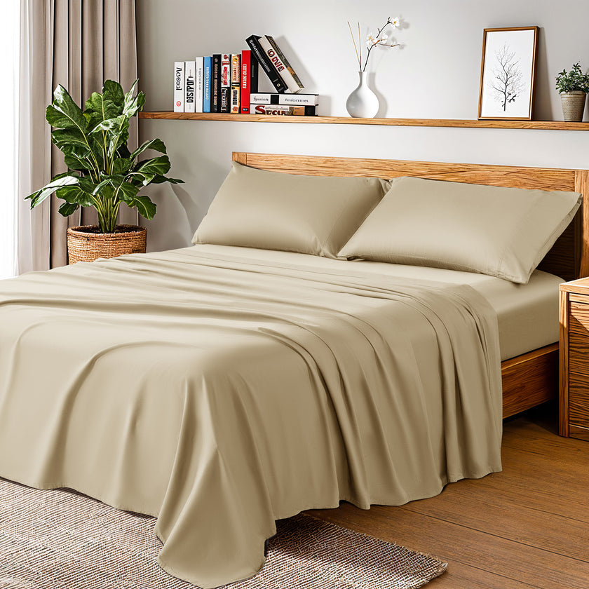 1000 Thread Count 4-Piece Cotteon Bed Sheets