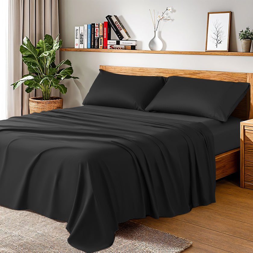 1000 Thread Count 4-Piece Cotteon Bed Sheets