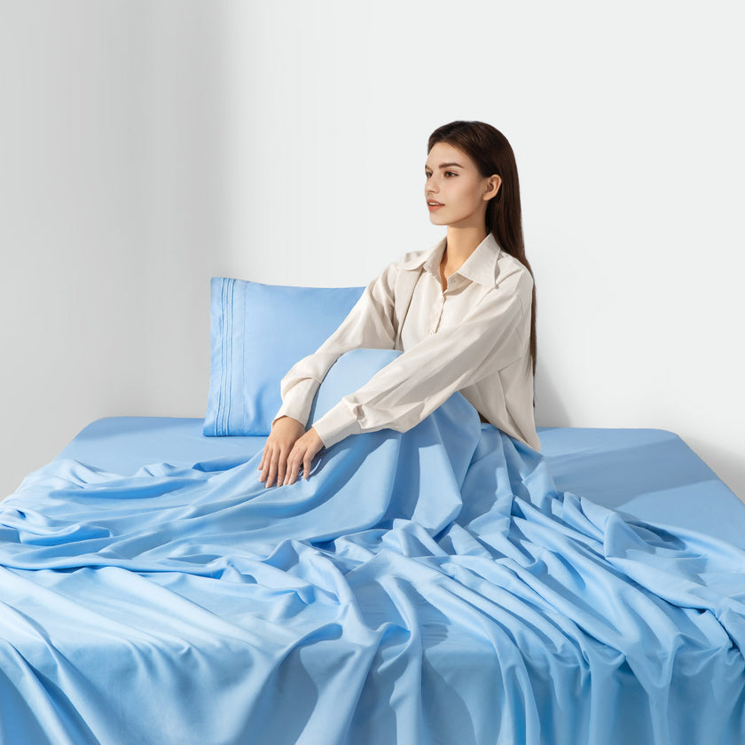 Microfiber 1800 TC Sheet Set - 4 Pieces