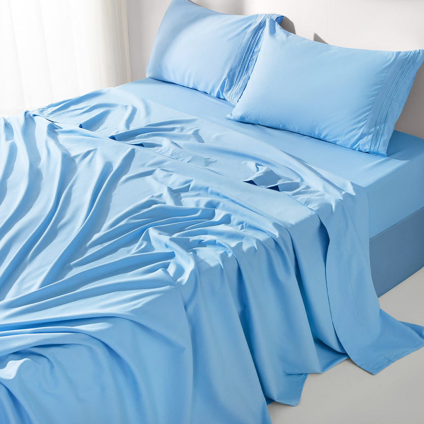 Microfiber 1800 TC Sheet Set - 4 Pieces