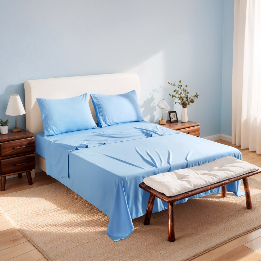 Microfiber 1800 TC Sheet Set - 4 Pieces