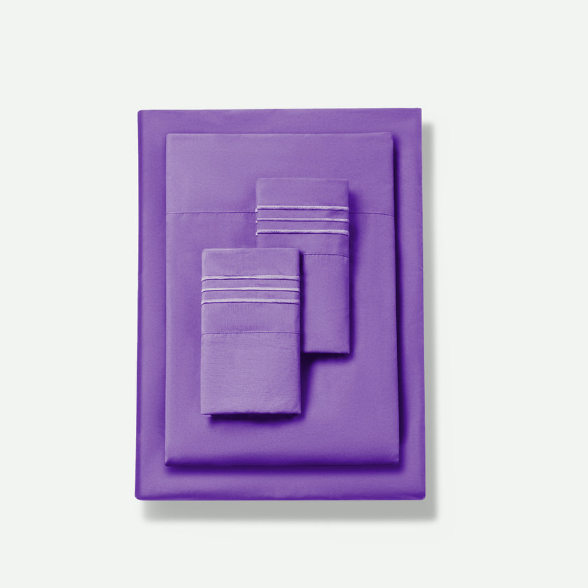 Microfiber 1800 TC Sheet Set - 4 Pieces