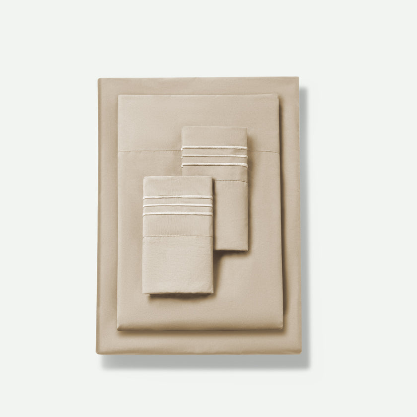 Microfiber 1800 TC Sheet Set - 4 Pieces