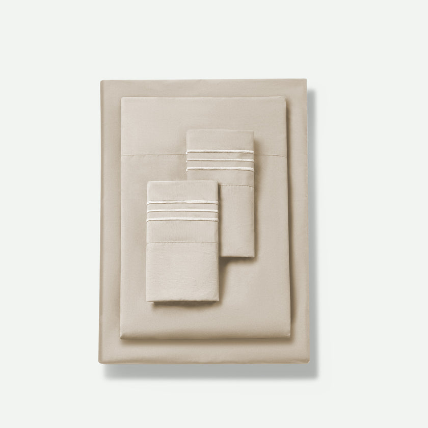 Microfiber 1800 TC Sheet Set - 4 Pieces