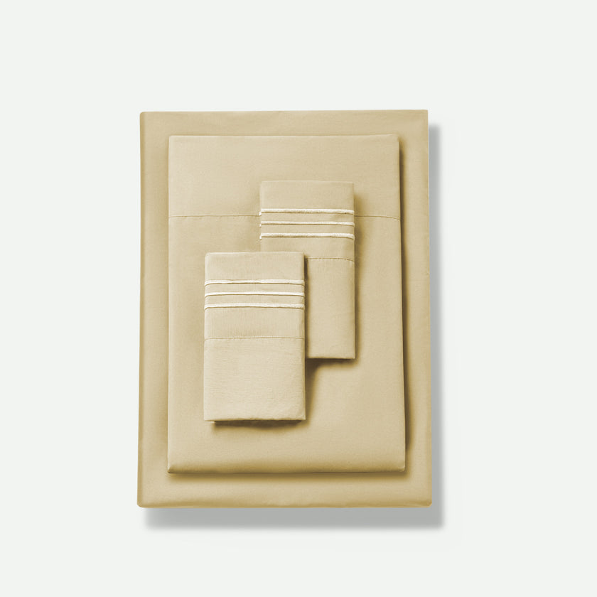 Microfiber 1800 TC Sheet Set - 4 Pieces