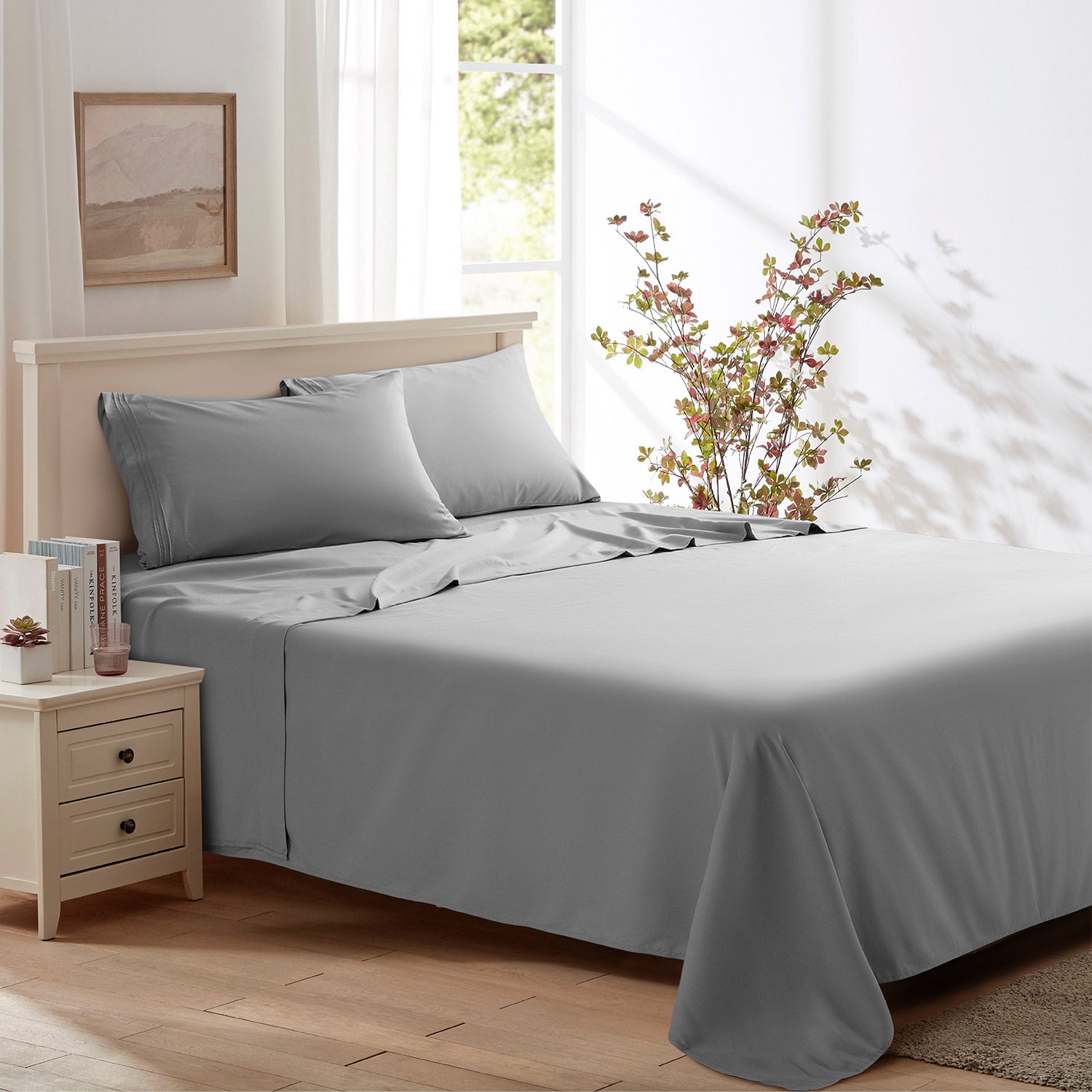 Microfiber Fabric Bed Sheets Soft Sheet Sets Sonoro Kate Sheets