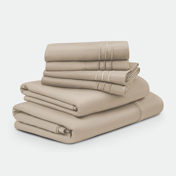 Microfiber+ 1800 TC Sheet Set -4 Pieces