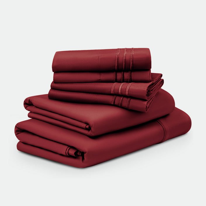 Microfiber+ 1800 TC Sheet Set -4 Pieces