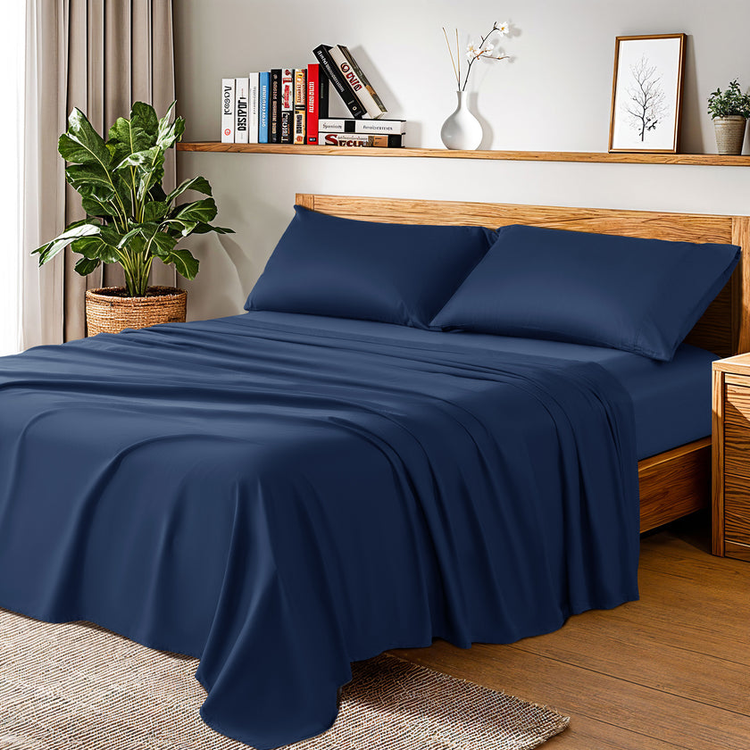 1000 Thread Count 4-Piece Cotteon Bed Sheets