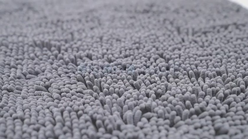 Chenille Washable Bathroom Rug