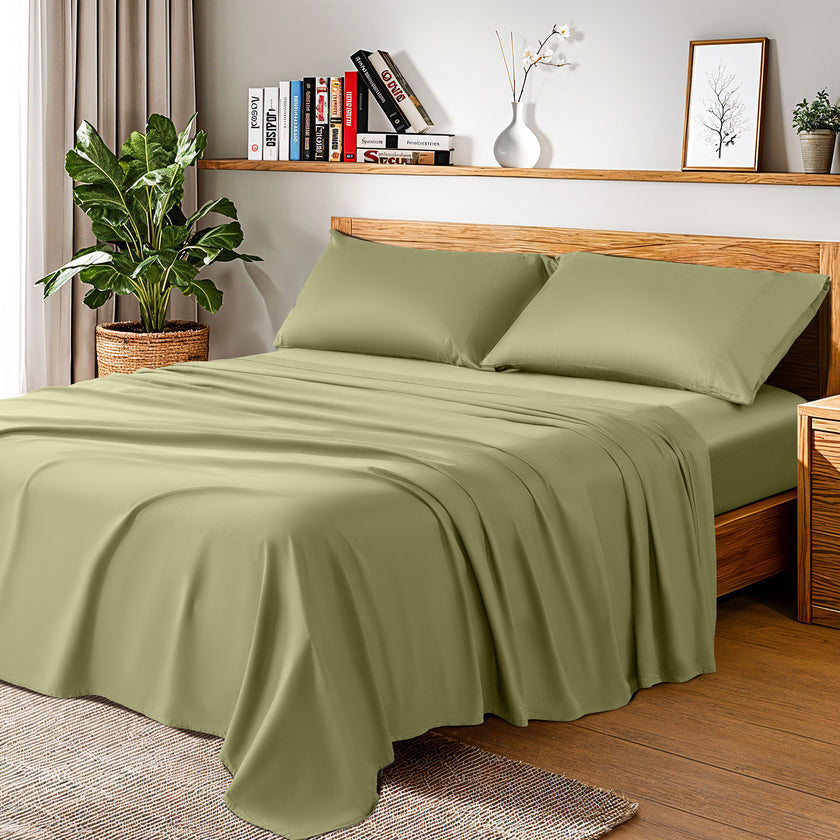 1000 Thread Count 4-Piece Cotteon Bed Sheets